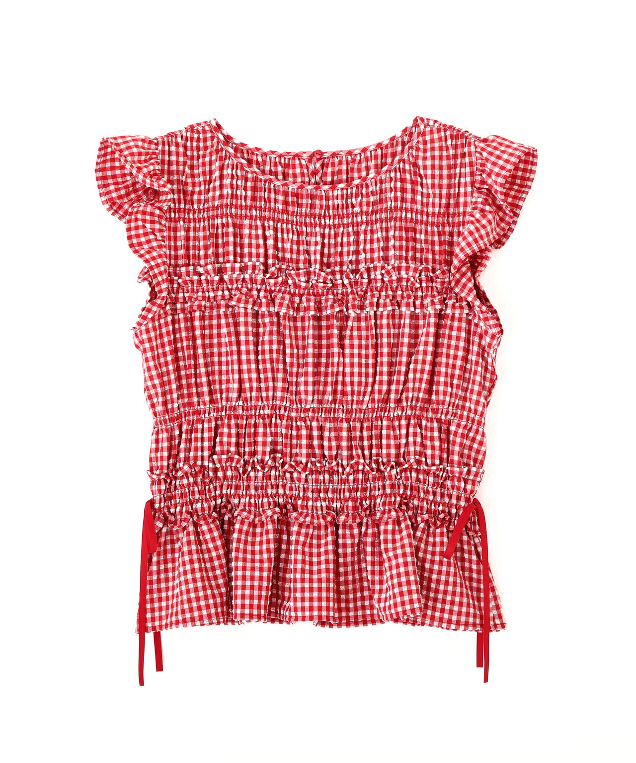 【JILL STUART】ブラウス　赤 JILL by JILL STUART｜ジル バイ ジル スチュアートのトップス（レッド