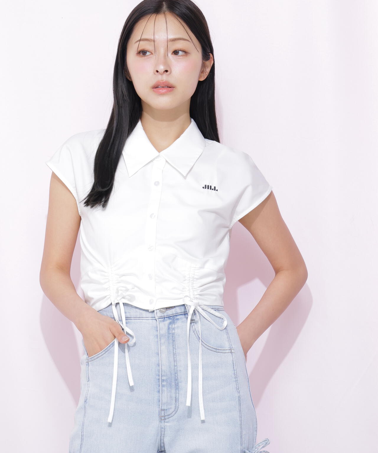 ドロストフレンチシャツニルル様 ドロストビスチェフレンチスリーブシャツ | JILL by JILL STUART（ジル