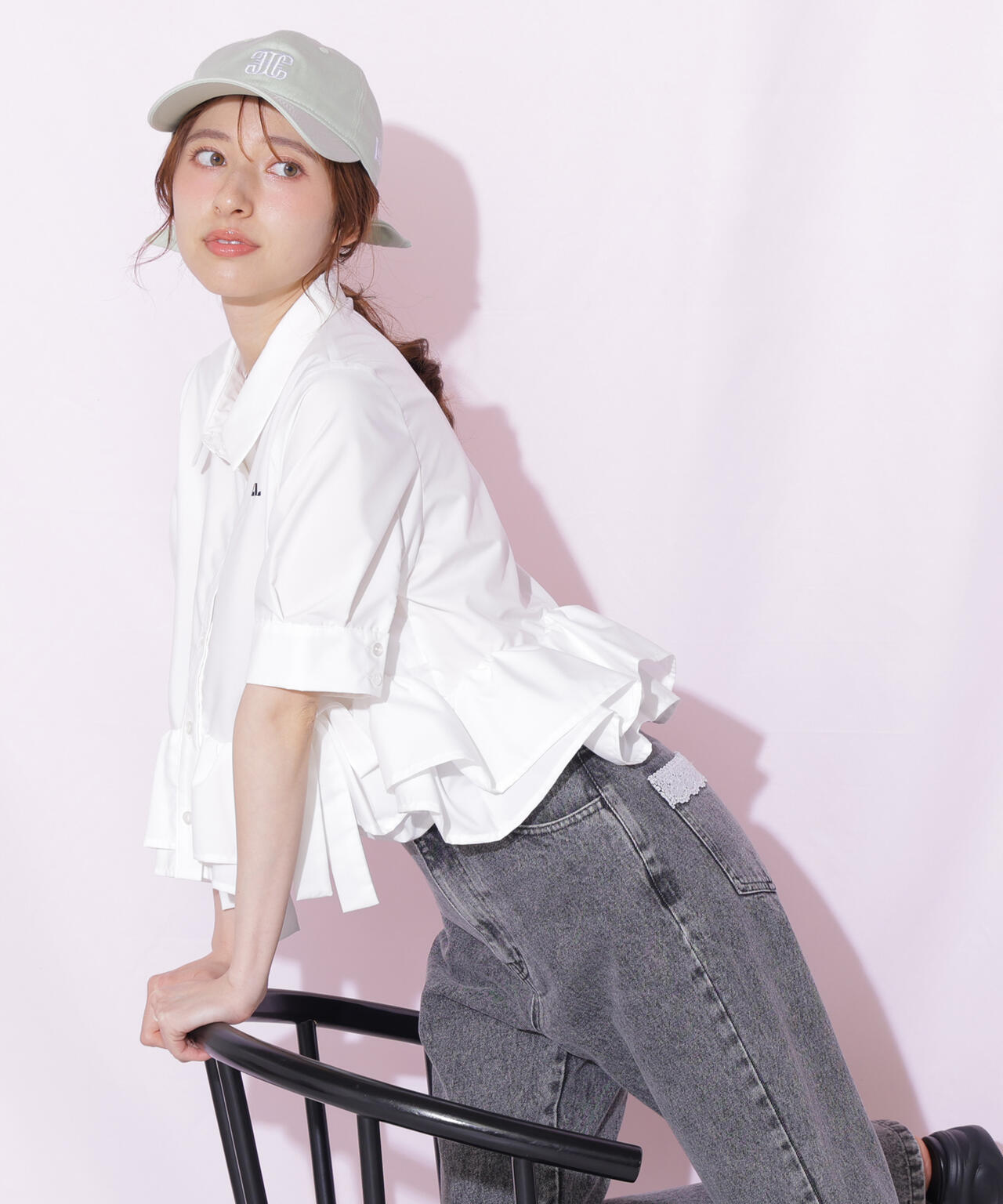 フリルヘムショートブラウス半袖 | JILL by JILL STUART（ジル バイ
