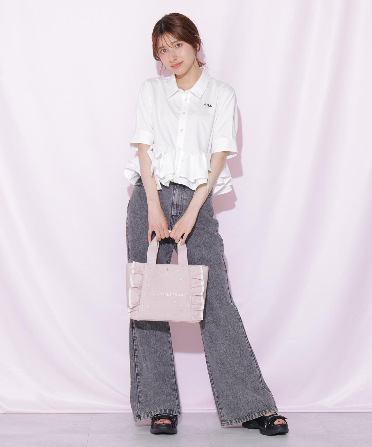 フリルヘムショートブラウス半袖 | JILL by JILL STUART（ジル バイ