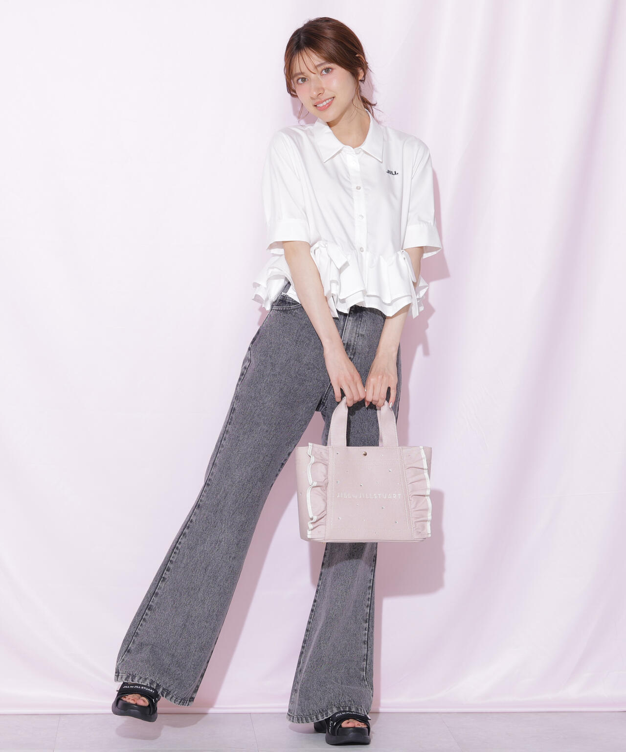 フリルヘムショートブラウス半袖 | JILL by JILL STUART（ジル バイ