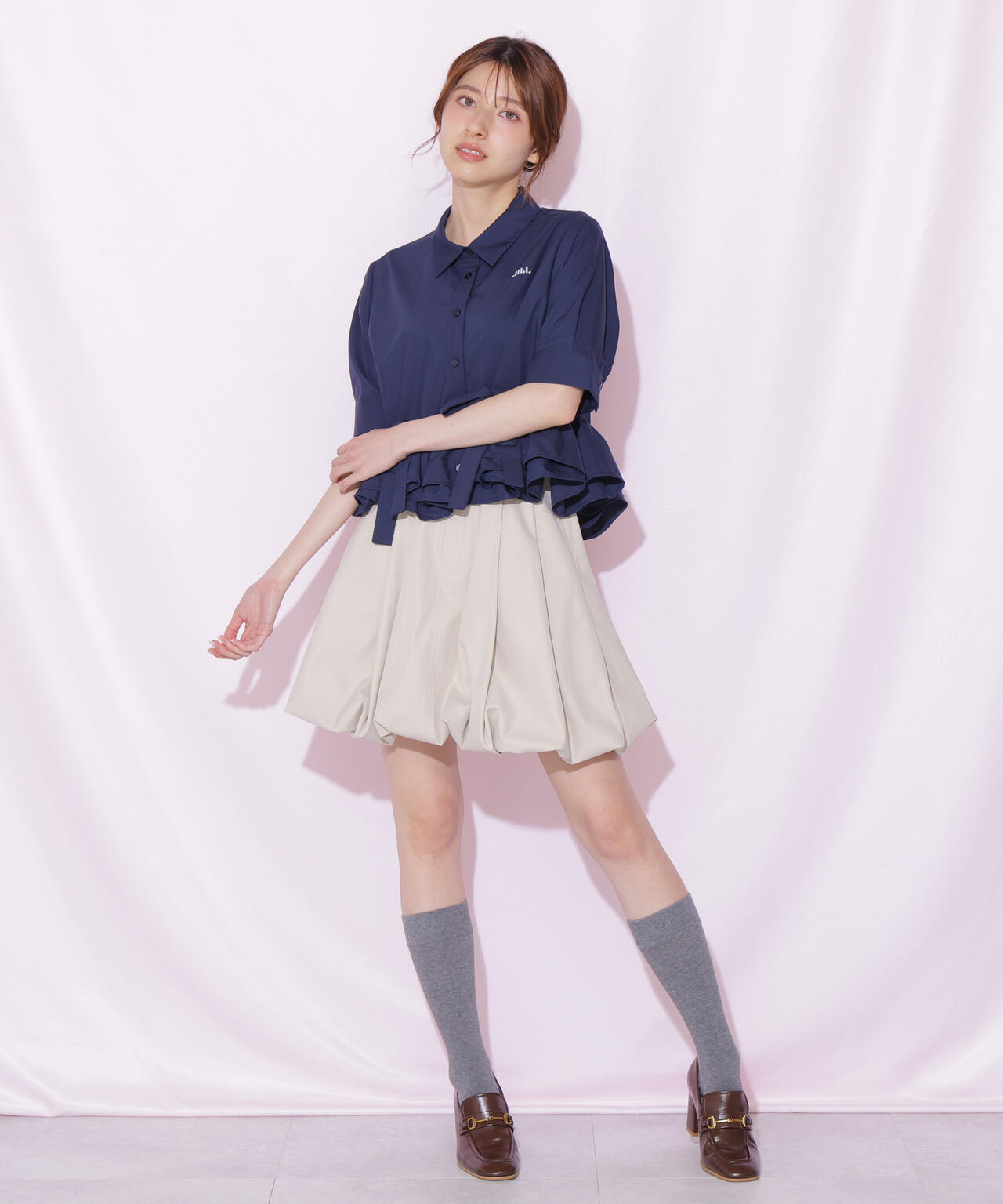 フリルヘムショートブラウス半袖 | JILL by JILL STUART（ジル バイ