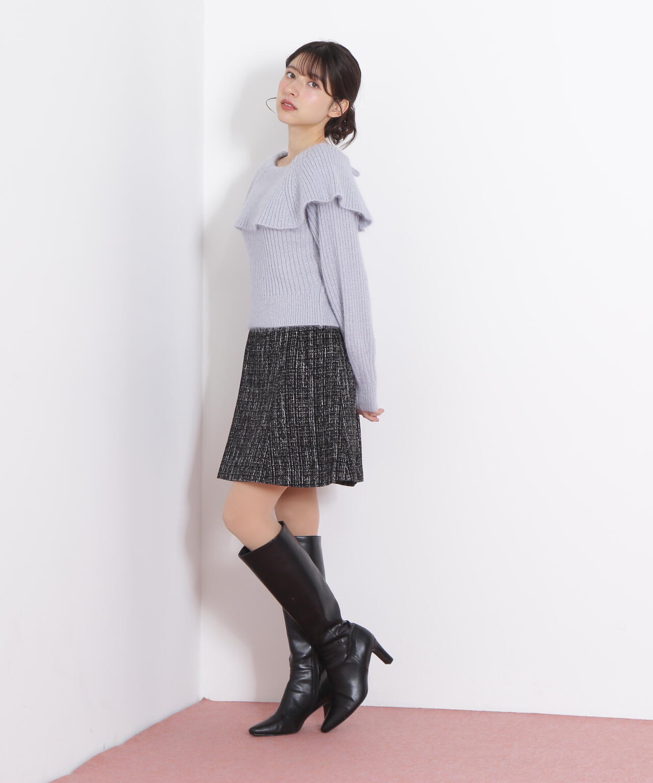 ラメツィードミニスカート | JILL by JILL STUART（ジル バイ ジル