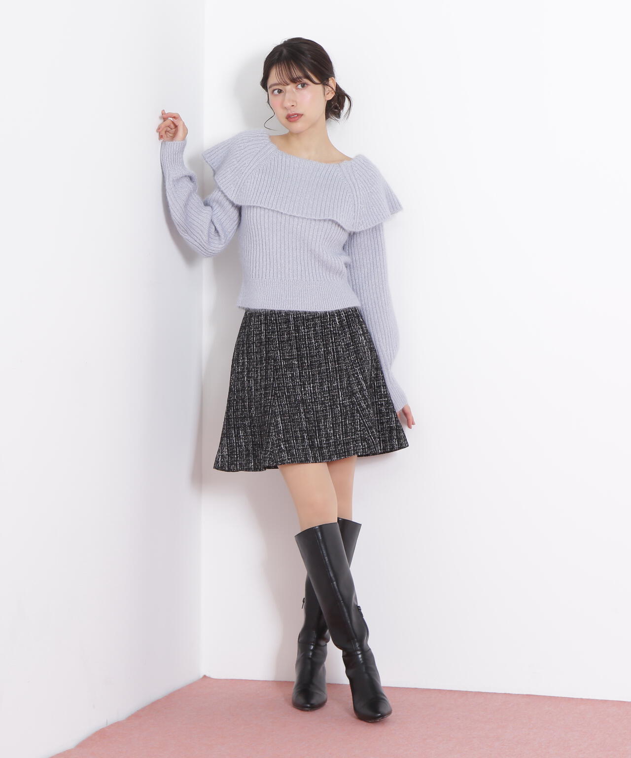 ラメツィードミニスカート ラメツィードミニスカート | JILL by JILL STUART（ジル バイ ジル