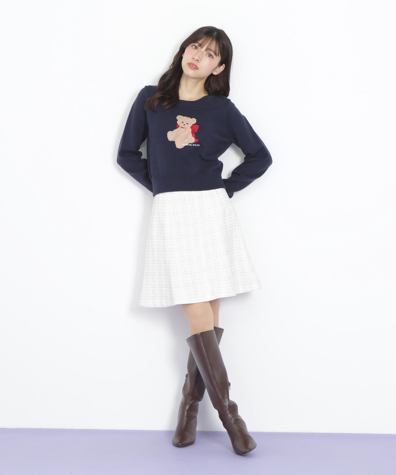 ラメツィードミニスカート | JILL by JILL STUART（ジル バイ ジル