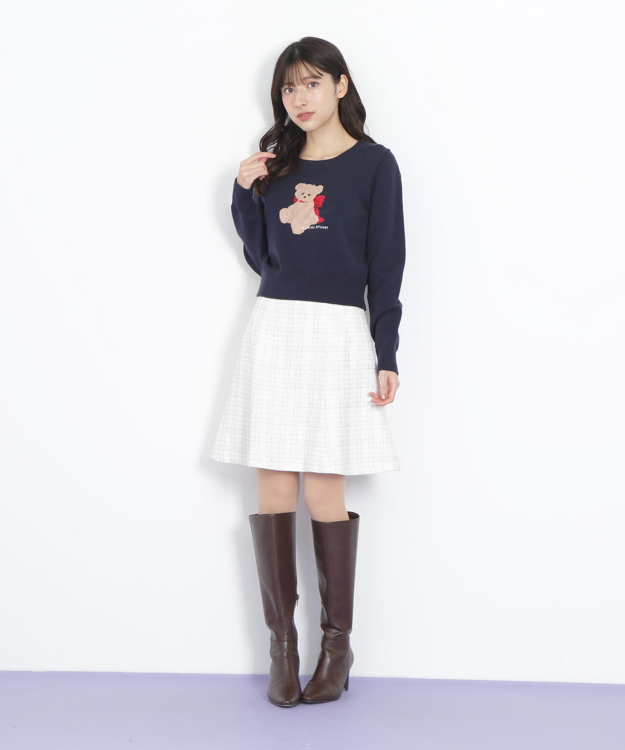 ラメツィードミニスカート | JILL by JILL STUART（ジル バイ ジル