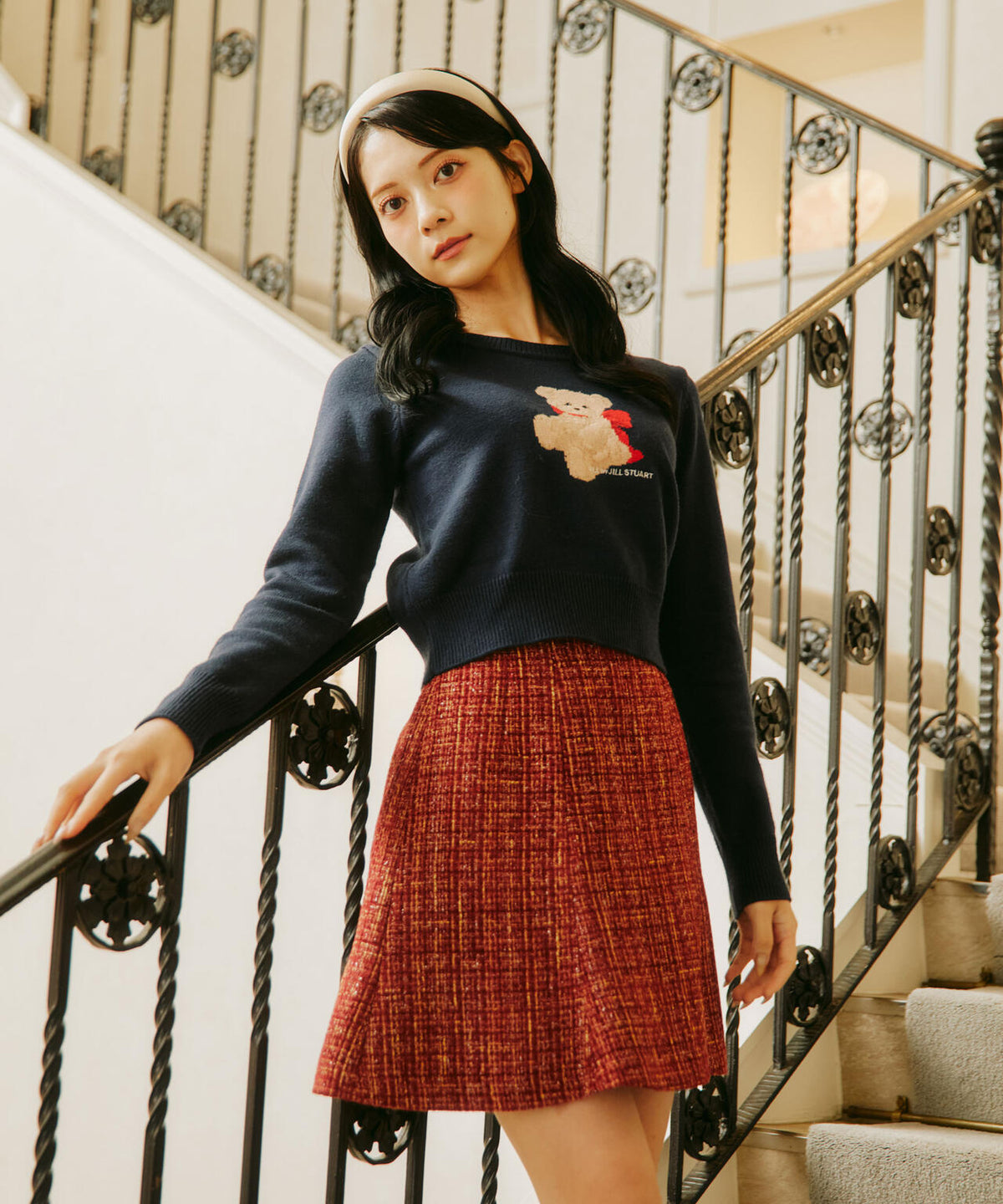 ラメツィードミニスカート | JILL by JILL STUART（ジル バイ ジル 