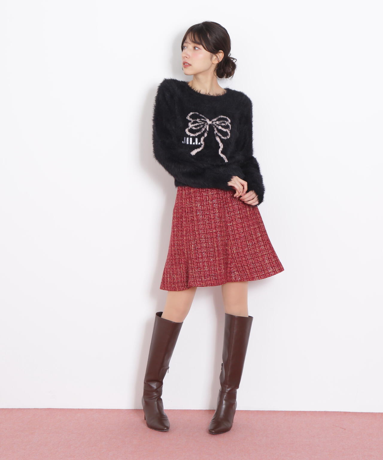 ラメツィードミニスカート | JILL by JILL STUART（ジル バイ ジル