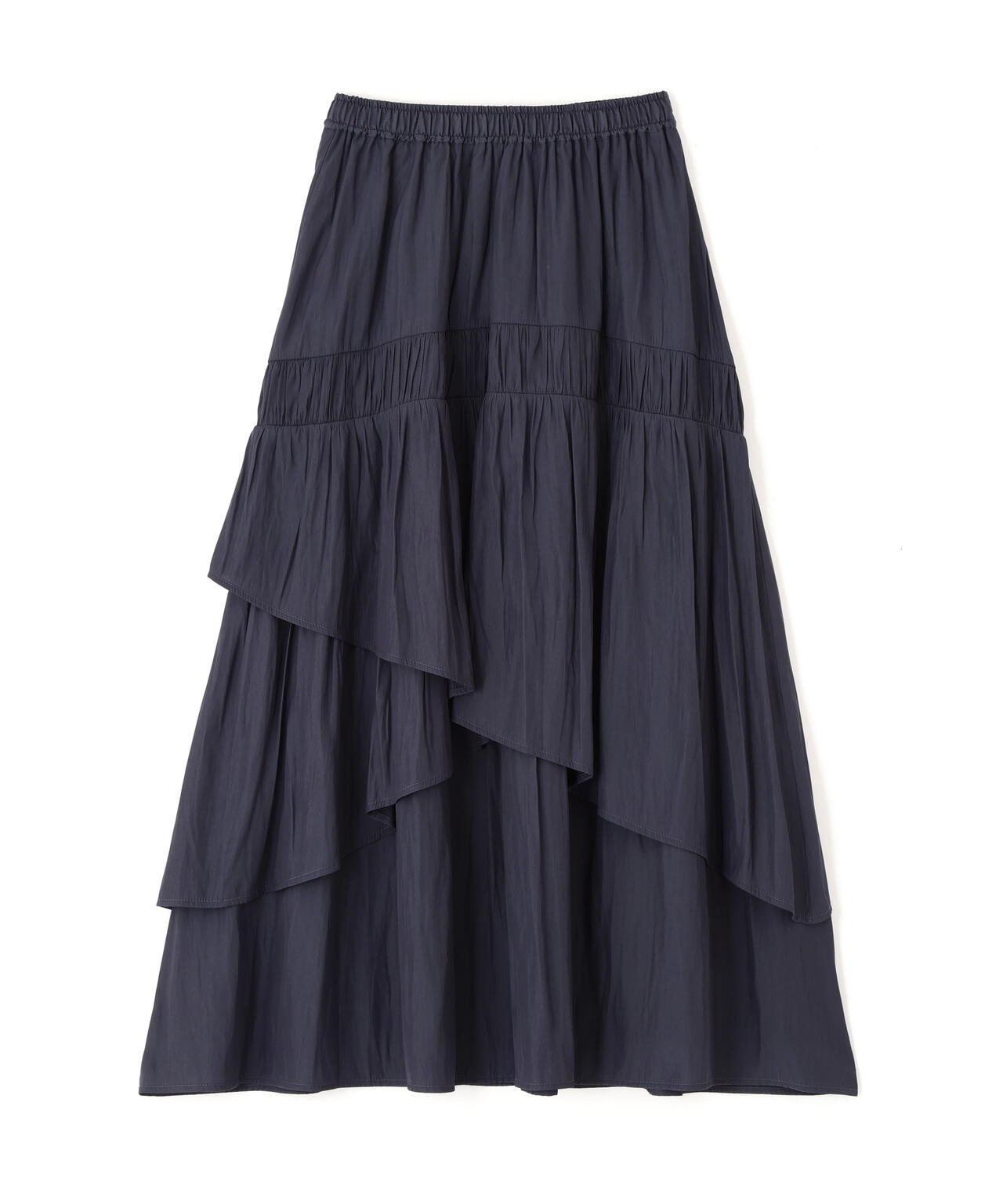 割線ランダムティアードスカート