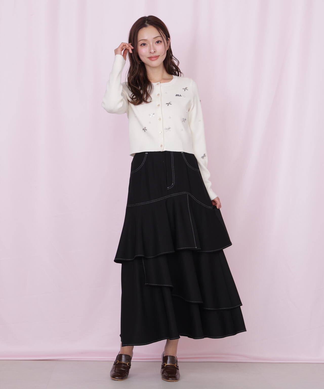 アシメティアードスカート | JILL by JILL STUART（ジル バイ ジル