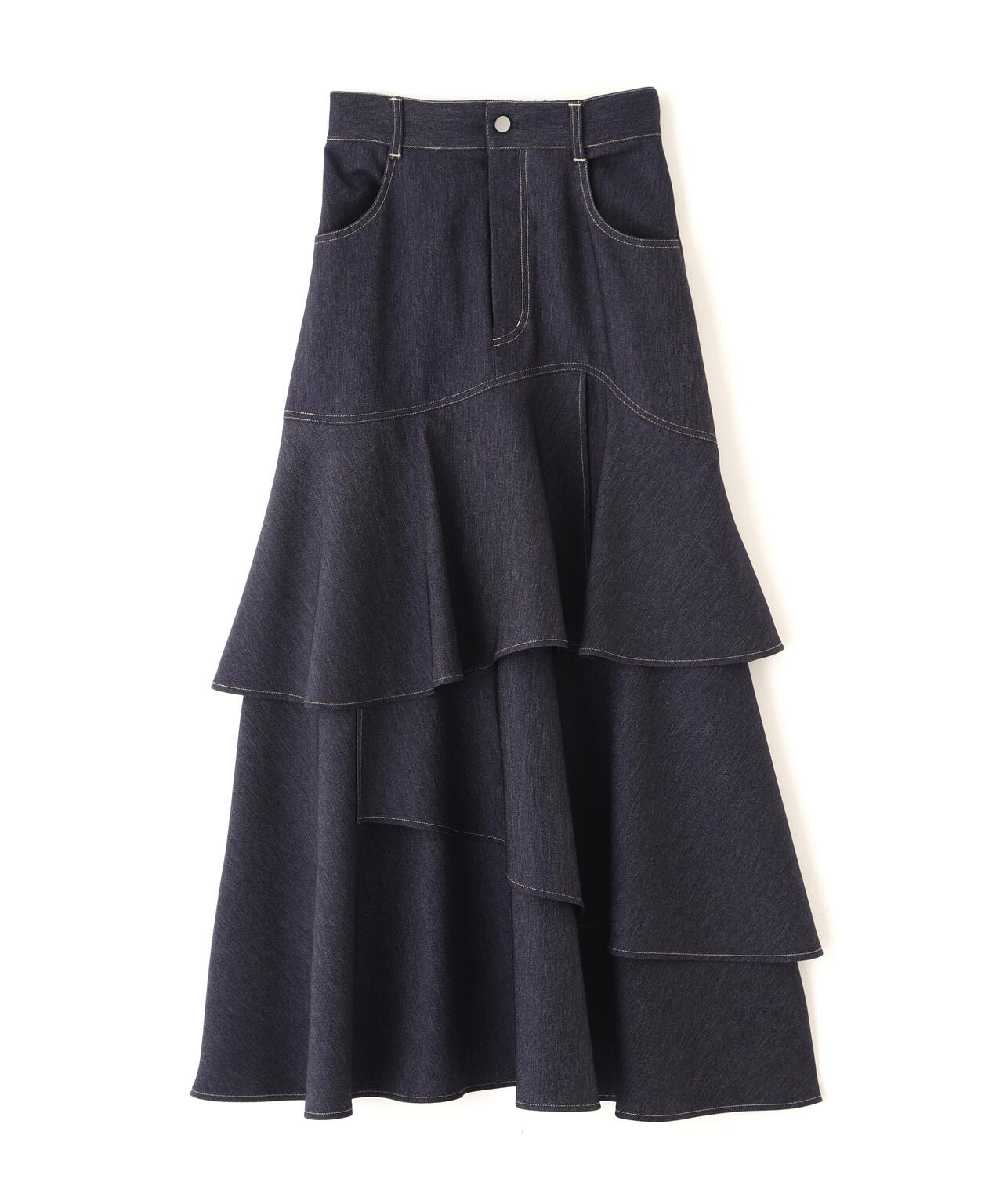 アシメティアードスカート