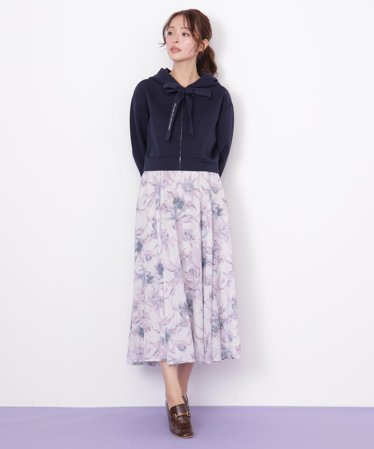 シアーアートフラワープリントスカート | JILL by JILL STUART（ジル