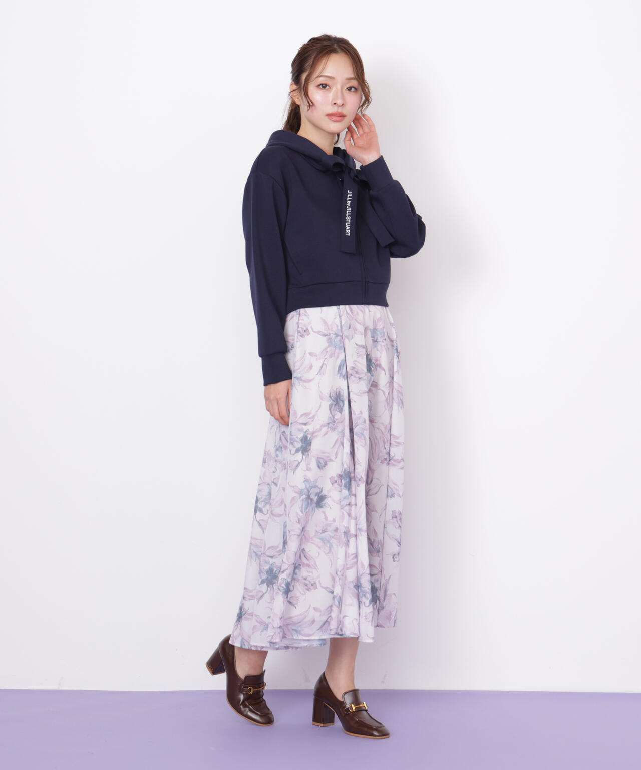 シアーアートフラワープリントスカート | JILL by JILL STUART（ジル