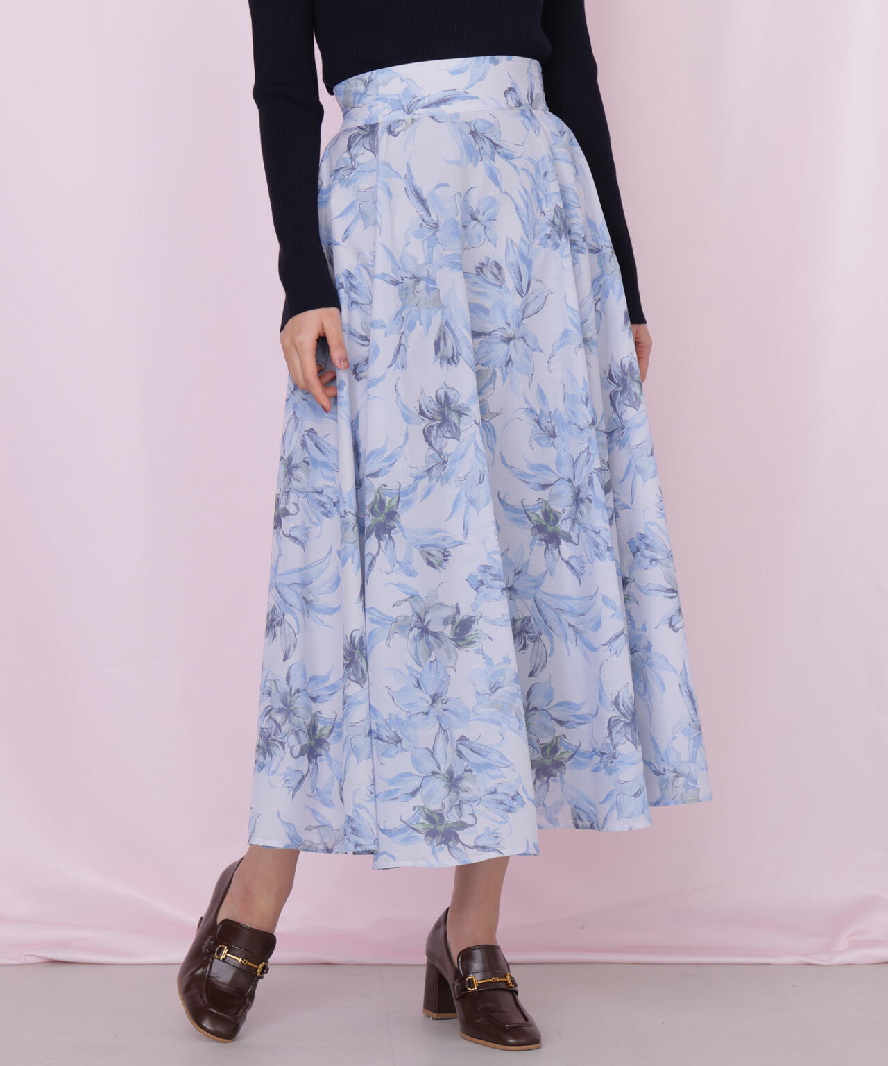 シアーアートフラワープリントスカート | JILL by JILL STUART（ジル