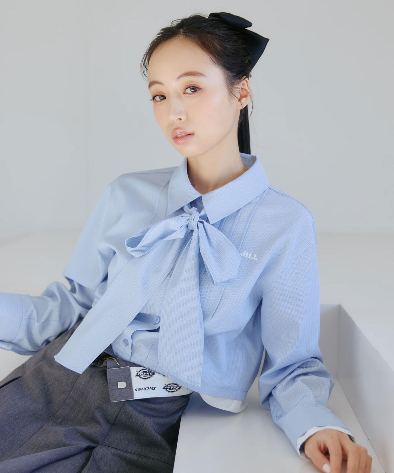 「Dickies × JILL by JILL STUART」別注タックミニスカート