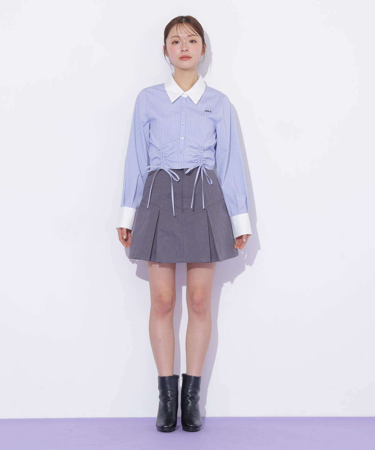 NOBLE 接結タック編みミニスカート Dickies × JILL by JILL STUART」別注タックミニスカート | JILL by
