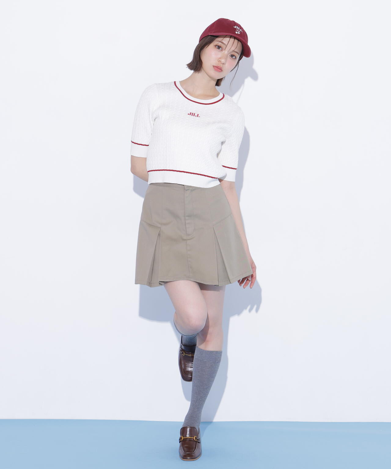 ミニスカート ★ 第1弾拡張パック Dickies × JILL by JILL STUART」別注タックミニスカート | JILL by