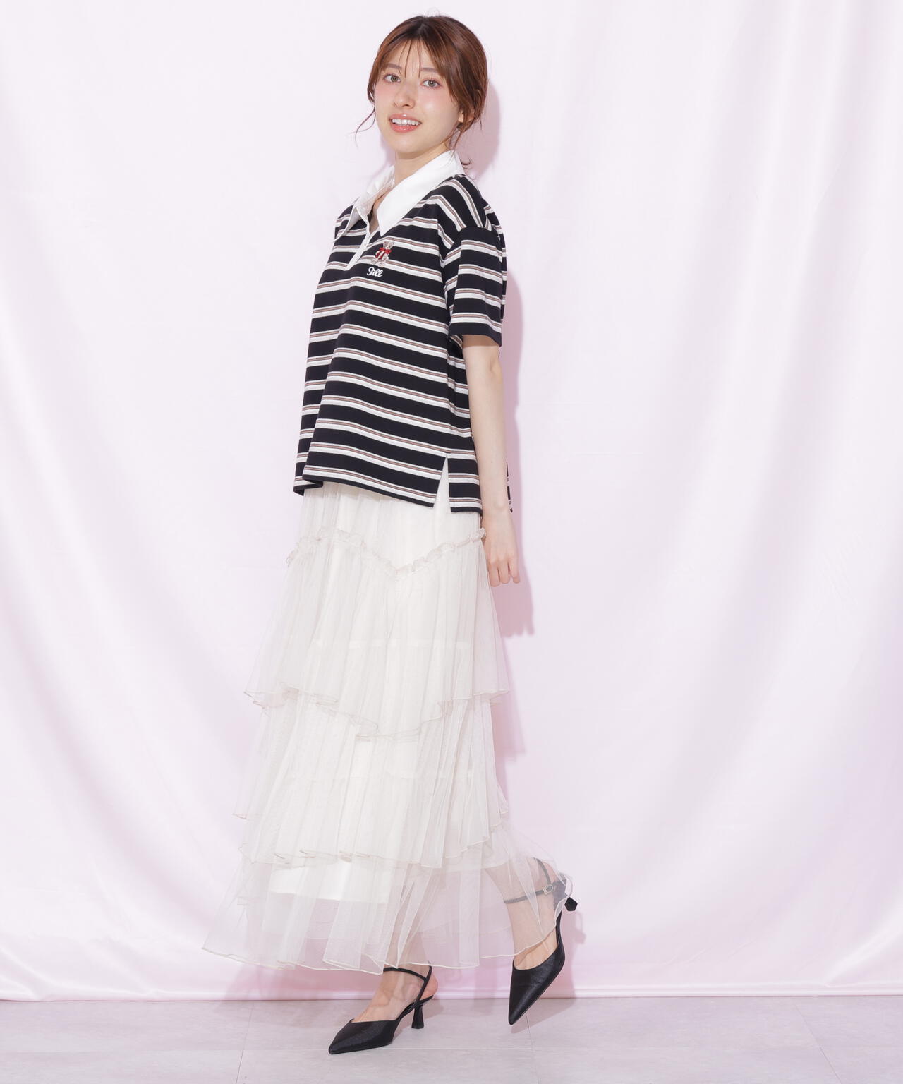 チュールランダムティアードスカート | JILL by JILL STUART（ジル