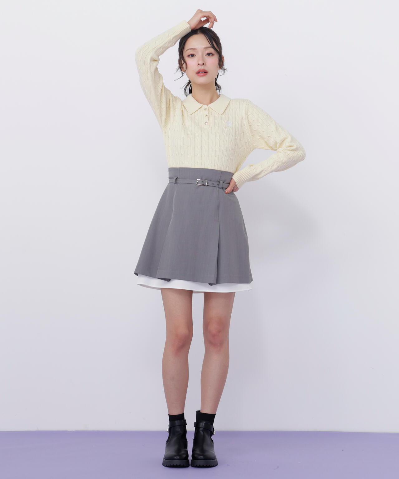 セットアップ対応＞ベーシックツイルスカート | JILL by JILL STUART