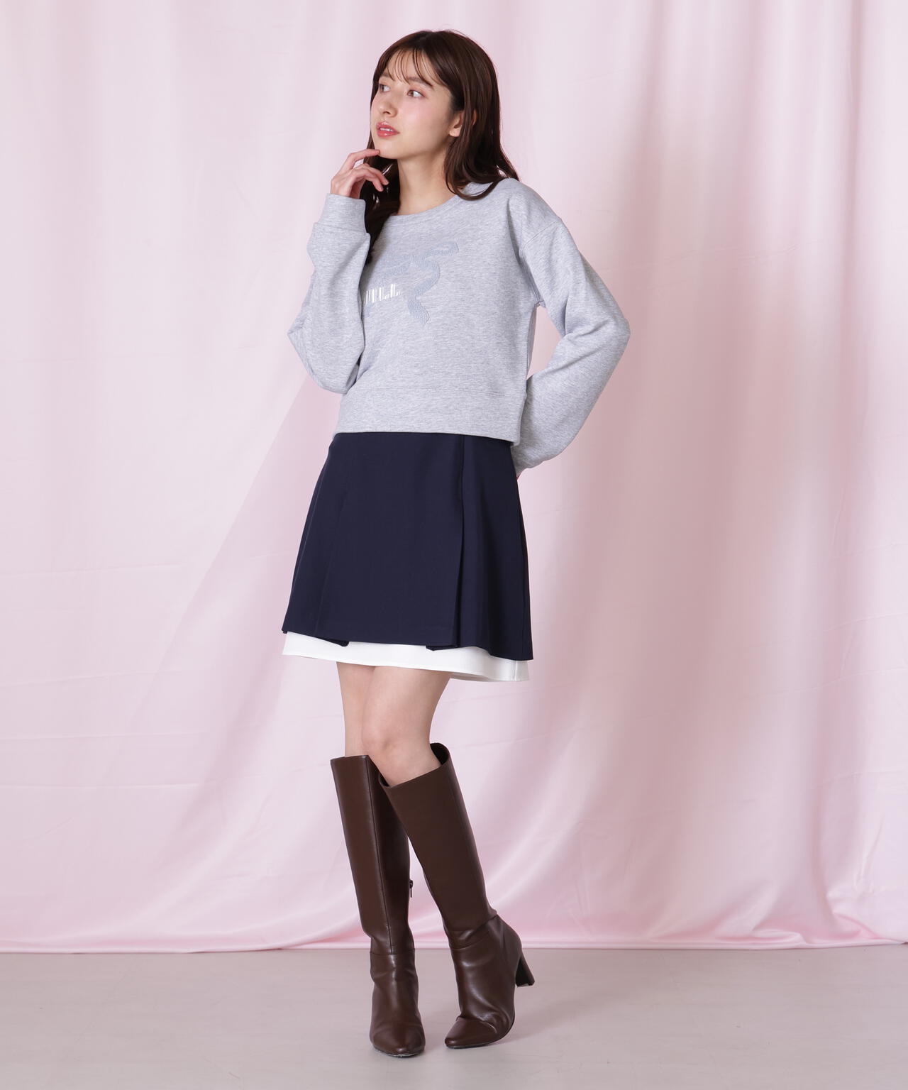 ＜セットアップ対応＞ベーシックツイルスカート