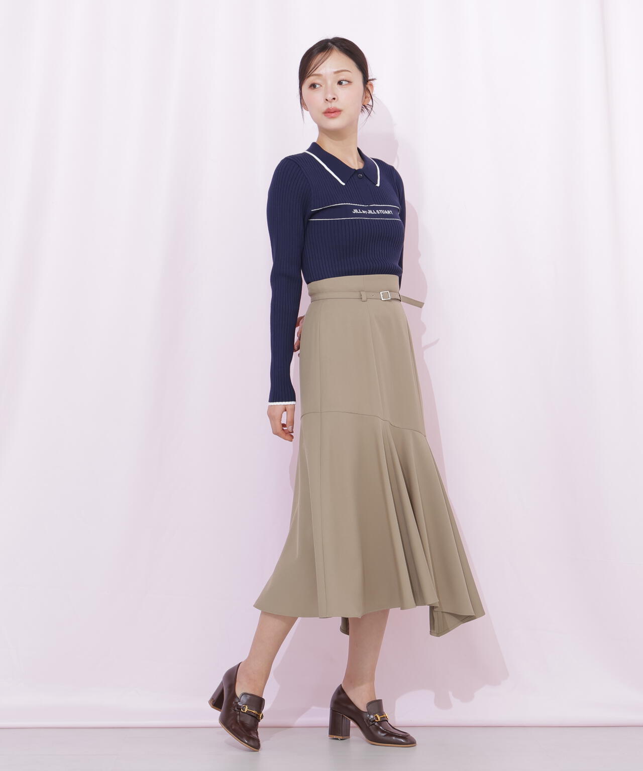 イレギュラーヘムマーメイドスカート