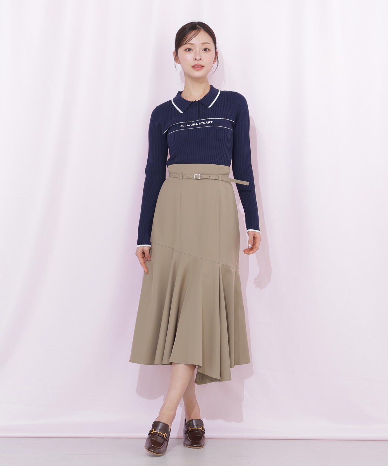 イレギュラーヘムマーメイドスカート