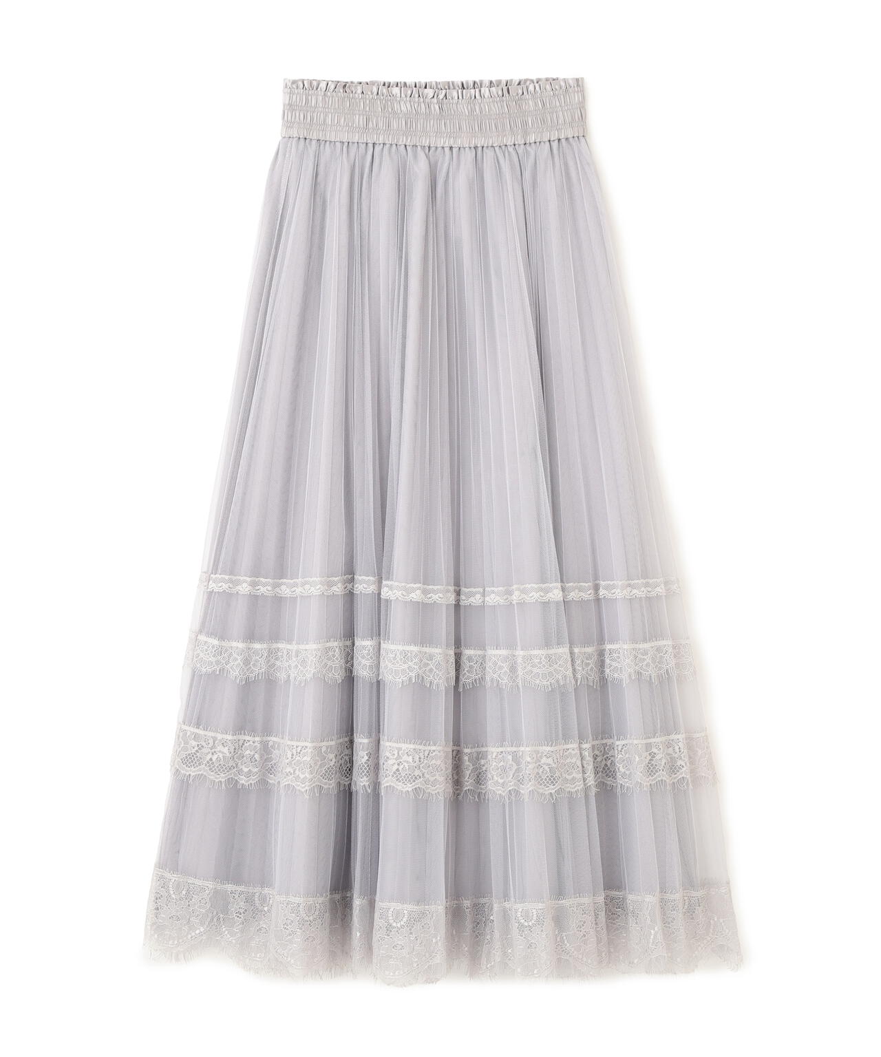 ヘムレースプリーツチュールスカート | JILL by JILL STUART（ジル