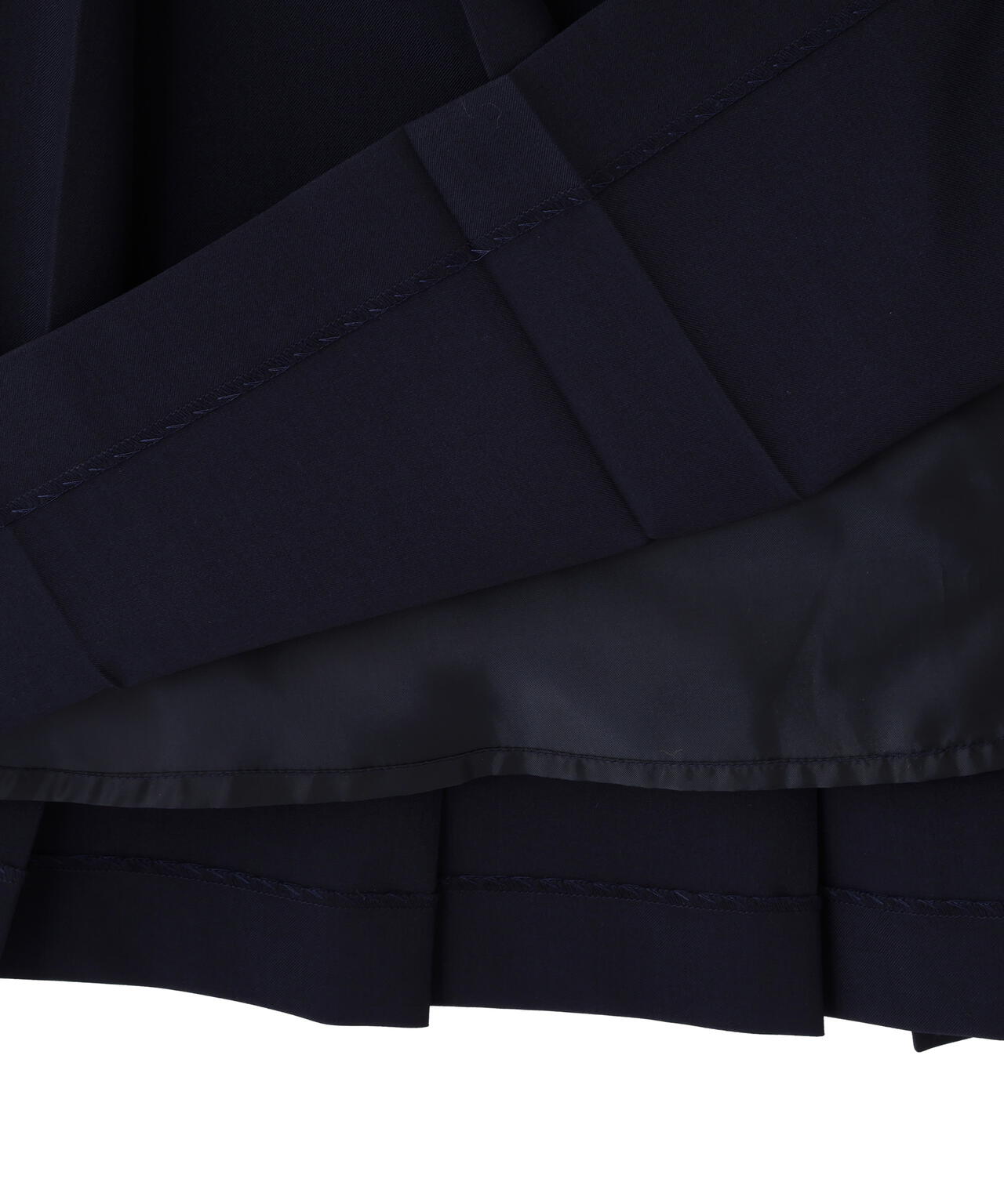 サイドベルトプリーツスカート