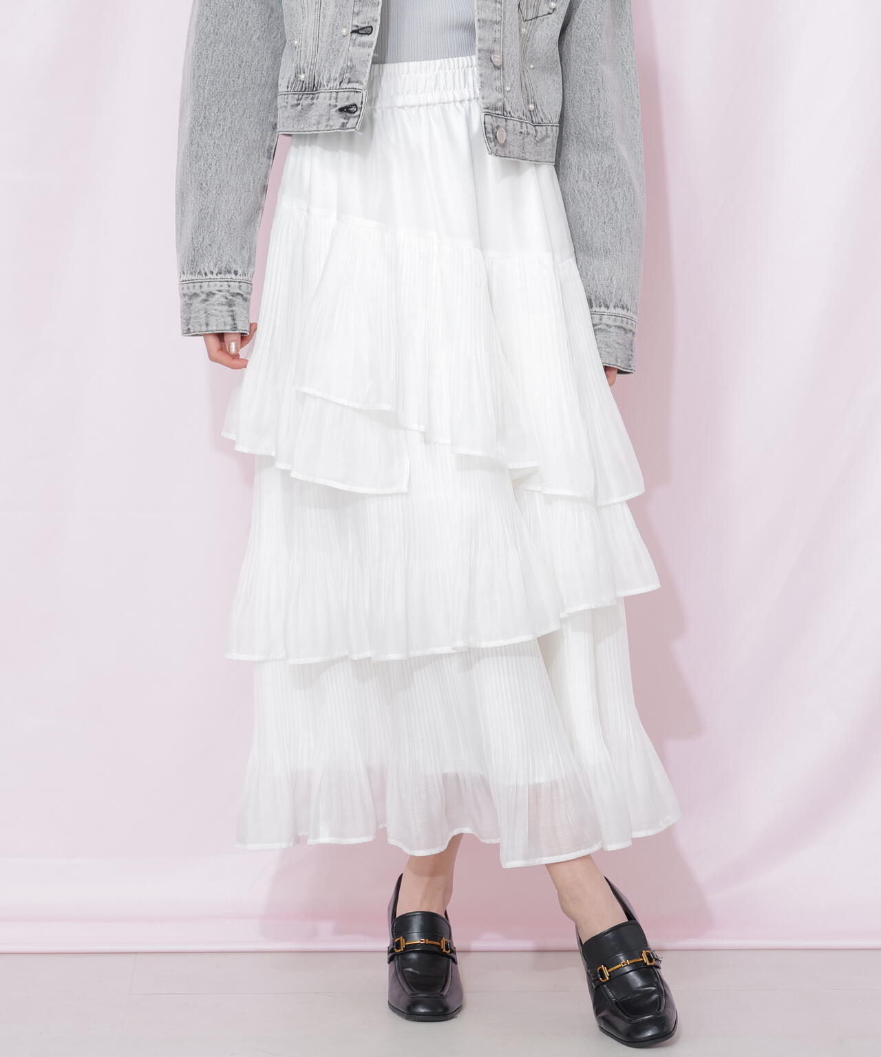 プリーツランダムティアードスカート | JILL by JILL STUART（ジル