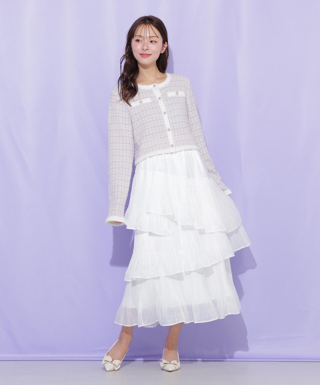 プリーツランダムティアードスカート | JILL by JILL STUART（ジル
