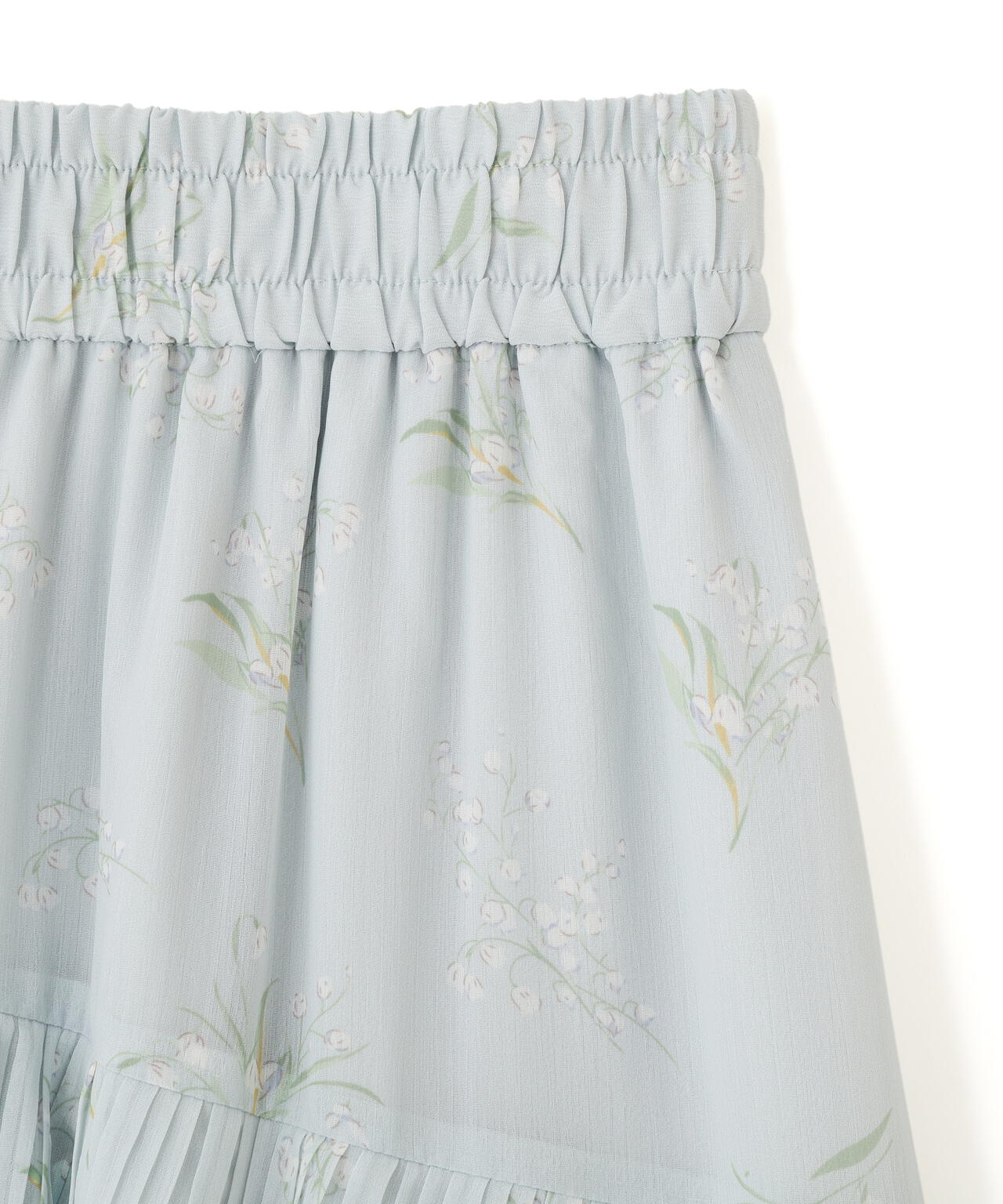 プリーツランダムティアードスカート