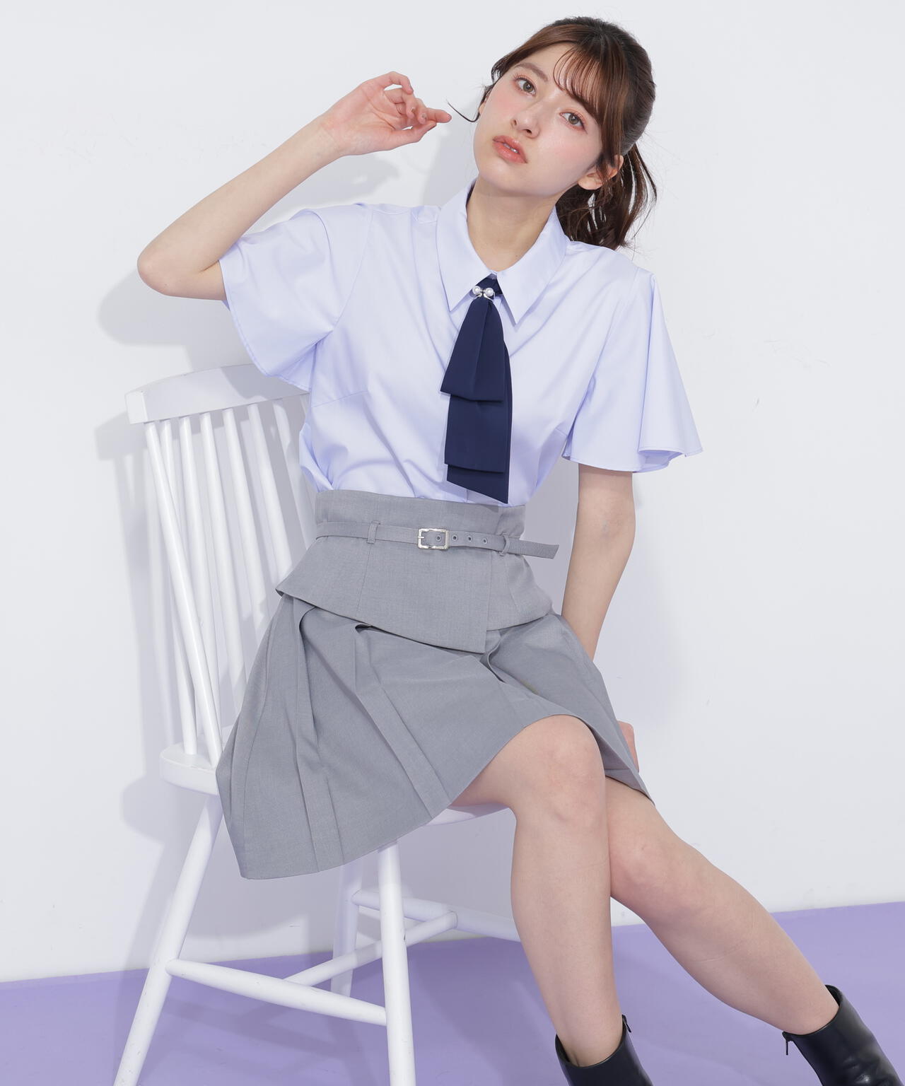 ウエストマークプリーツミニスカート | JILL by JILL STUART（ジル