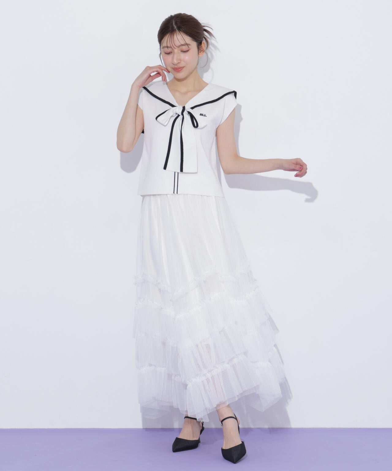 イレギュラーフリルレイヤードスカート | JILL by JILL STUART（ジル
