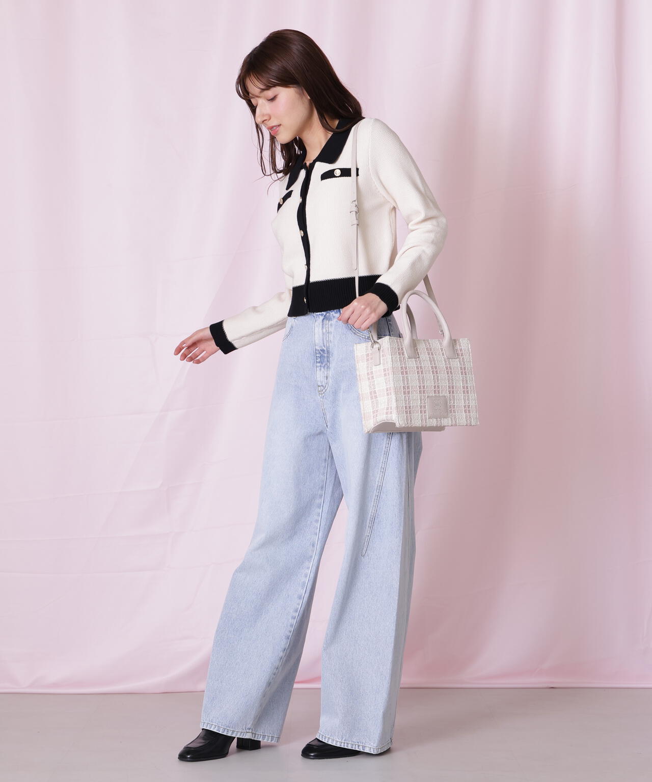 リボン加工カーブパネルデニムパンツ | JILL by JILL STUART（ジル