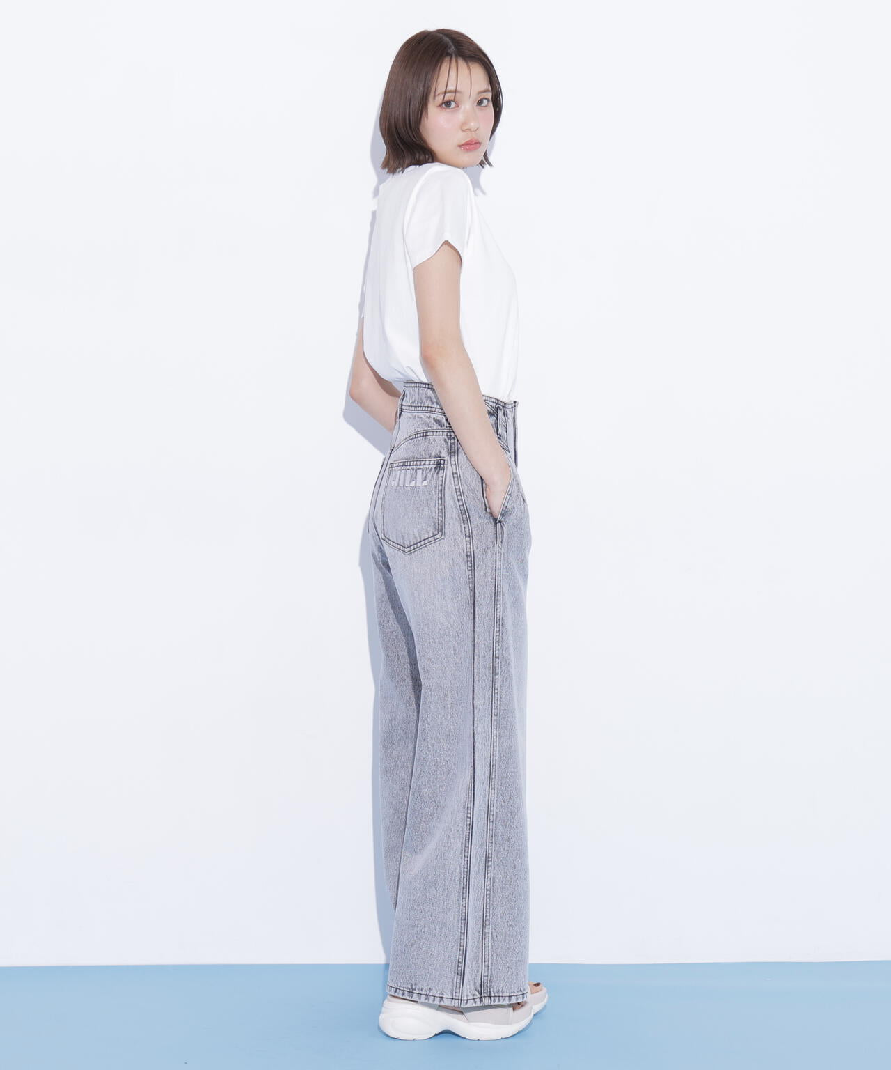 構築パネルワイドデニム | JILL by JILL STUART（ジル バイ ジル