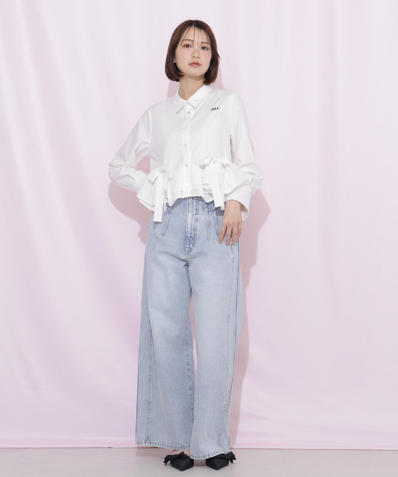 構築パネルワイドデニム