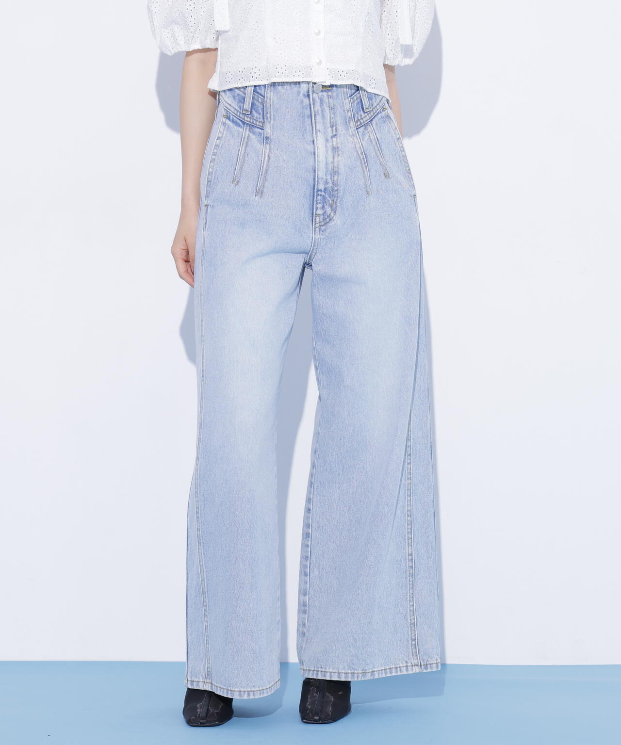 構築パネルワイドデニム | JILL by JILL STUART（ジル バイ ジル