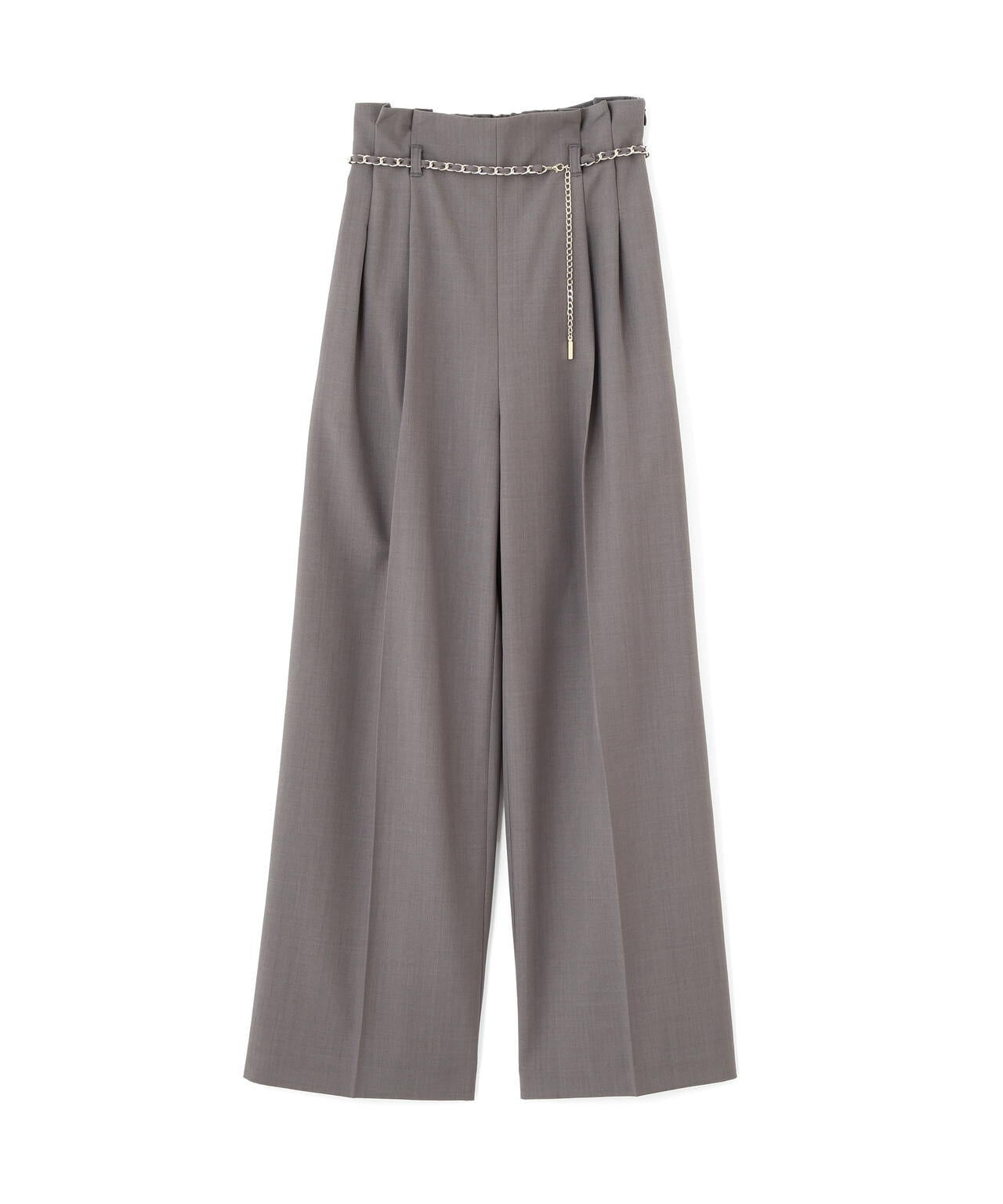 チェーンベルトタックワイドパンツ | JILL by JILL STUART（ジル バイ