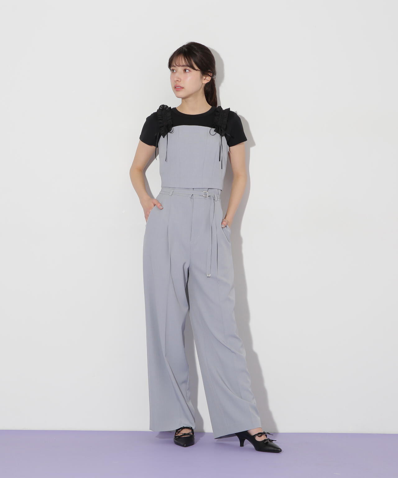 セットアップ対応〉サマーツイルワイドパンツ | JILL by JILL STUART