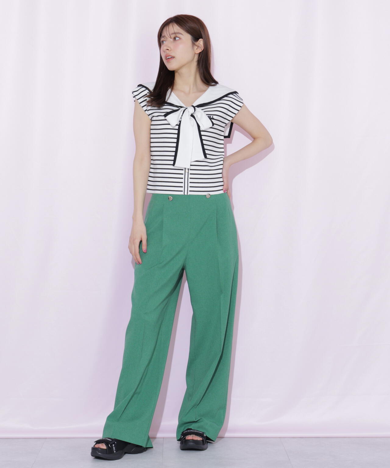 ドライタッチワイドパンツ | JILL by JILL STUART（ジル バイ ジル