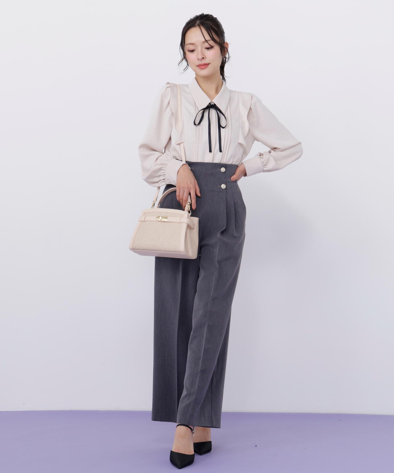 メタル釦ストレートイージーパンツ | JILL by JILL STUART（ジル バイ