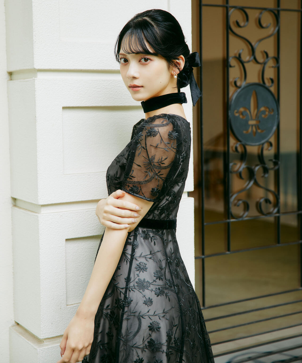 【未使用級♡美シルエット】タダシショージ　ストラップレスレースドレス　黒 Yahoo!オークション -「タダシショージ」の落札相場・落札価格