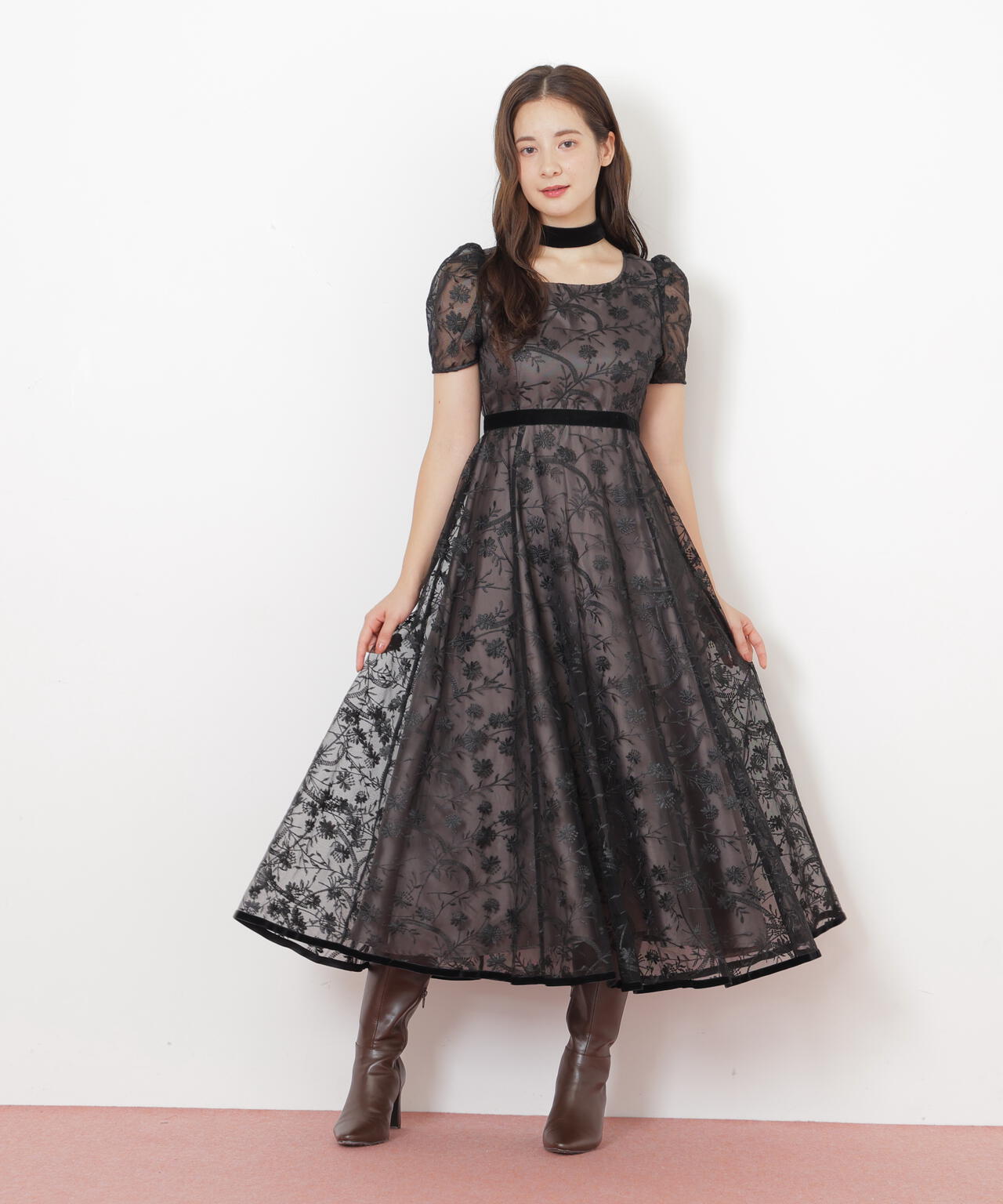 mikuさんコラボ＞エンブロイダリーレースドレス | JILL by JILL