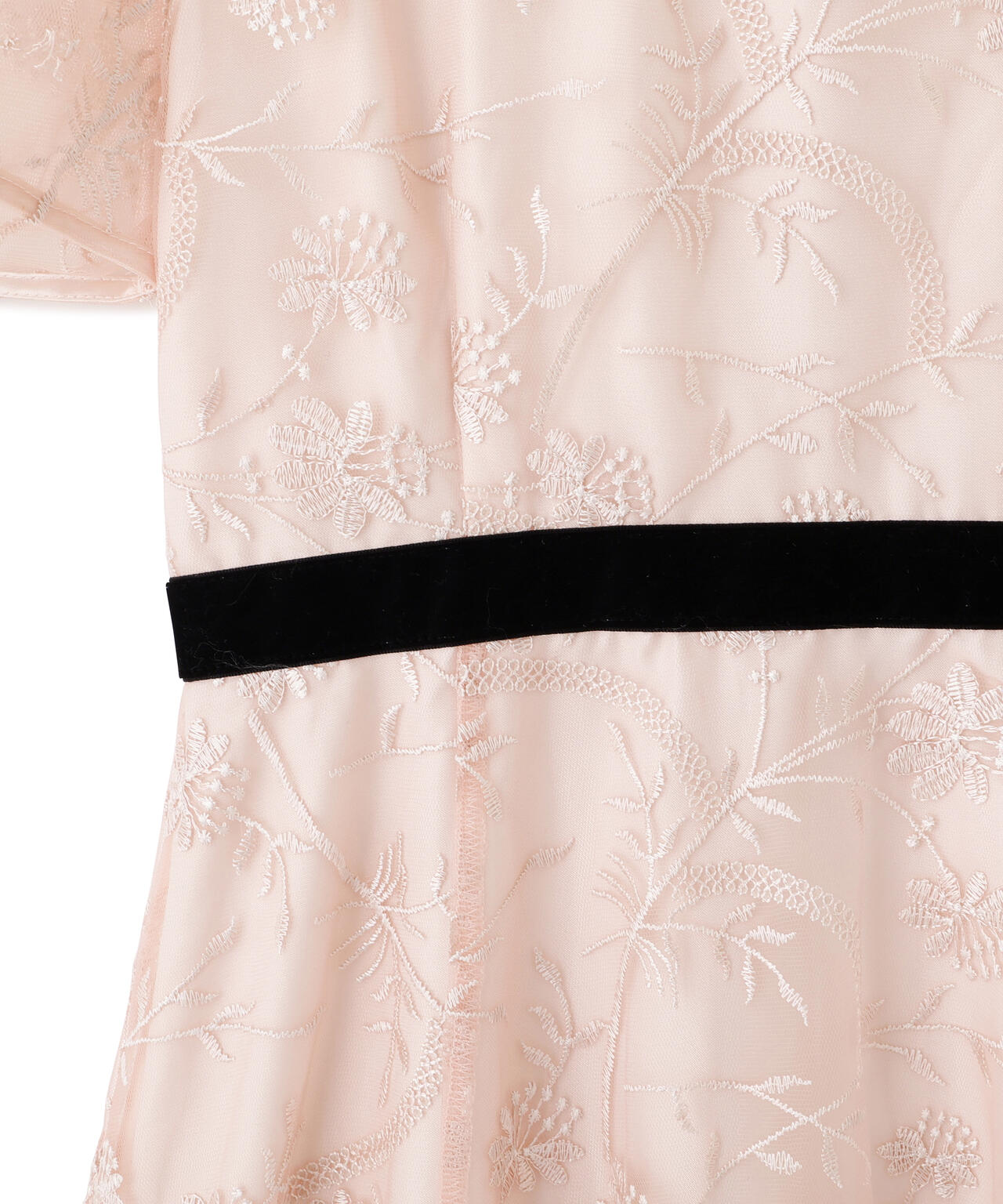 ＜ｍｉｋｕさんコラボ＞エンブロイダリーレースドレス