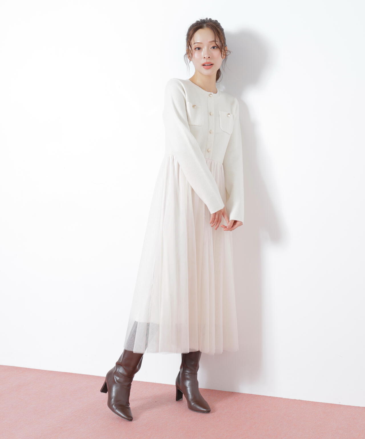 ニットジャケットドッキングワンピース | JILL by JILL STUART（ジル