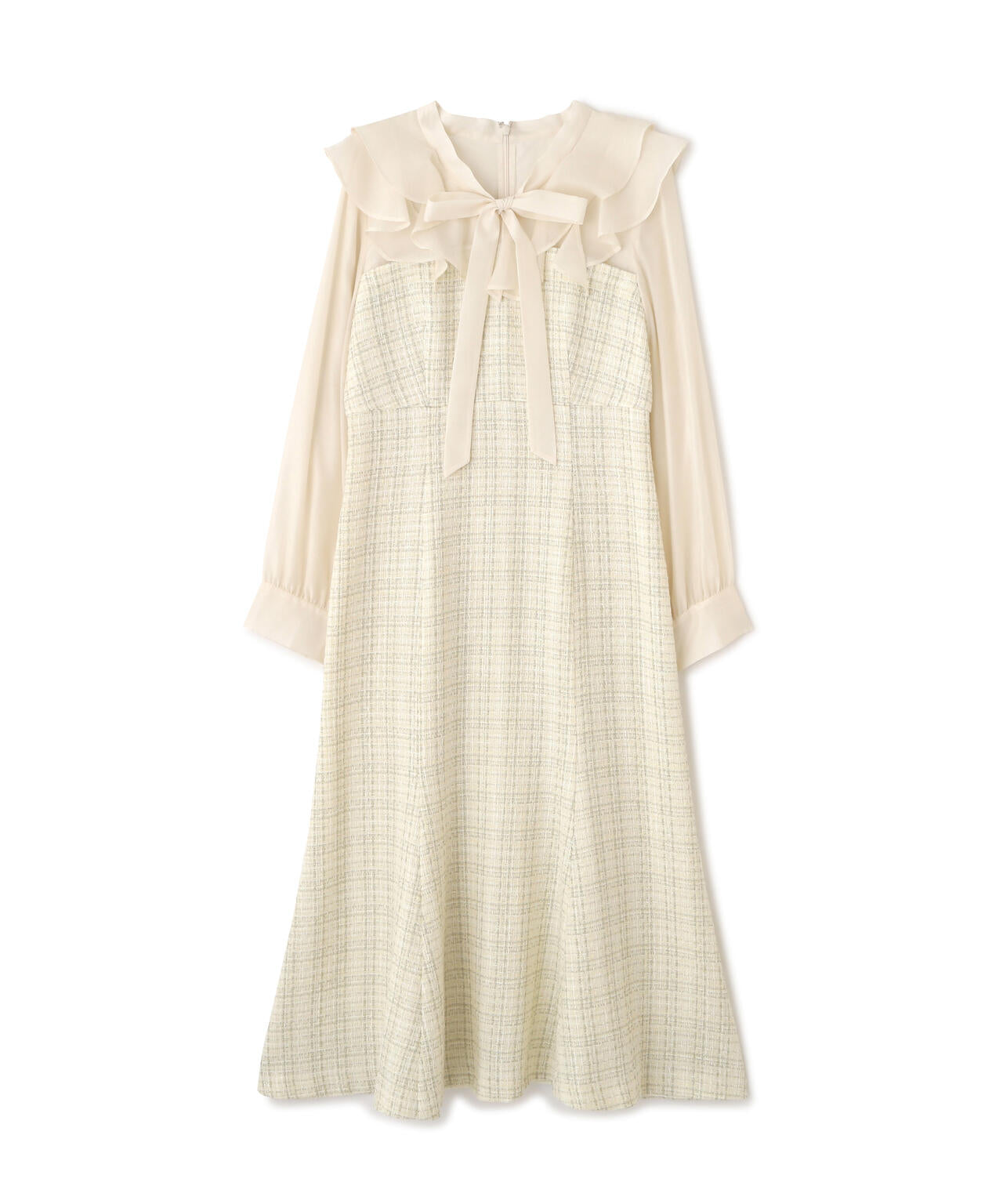 ブラウスドッキングツィードワンピース | JILL by JILL STUART（ジル