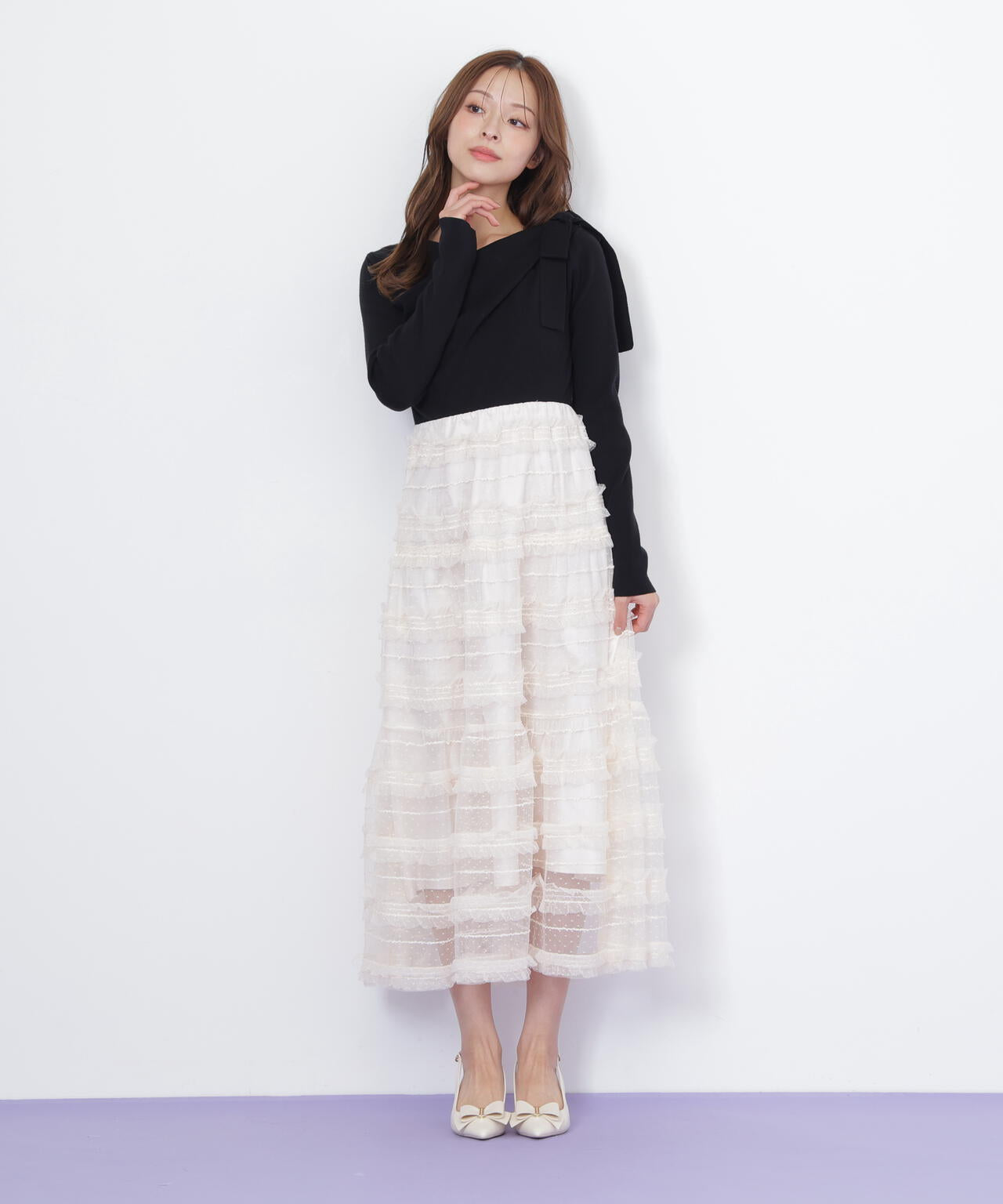 フリルチュールドッキングワンピース | JILL by JILL STUART（ジル