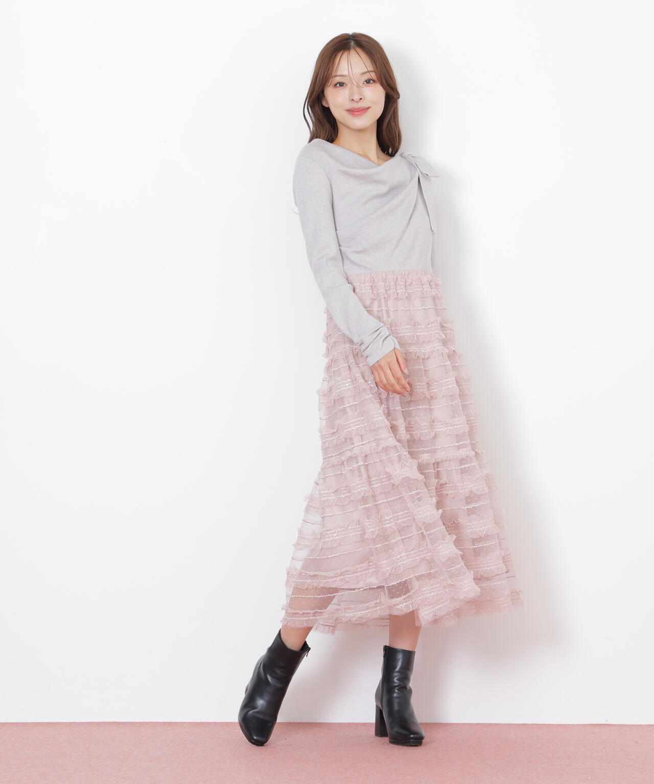 フリルチュールドッキングワンピース | JILL by JILL STUART（ジル