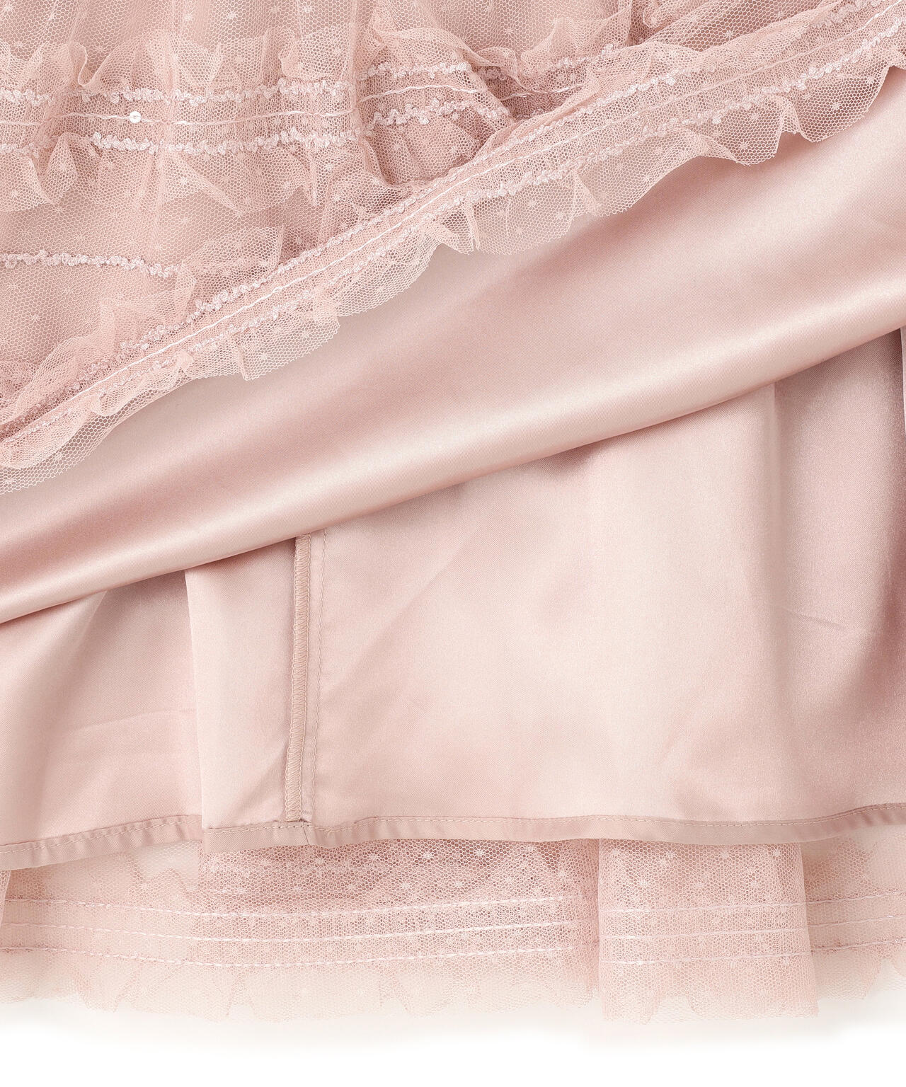 フリルチュールドッキングワンピース