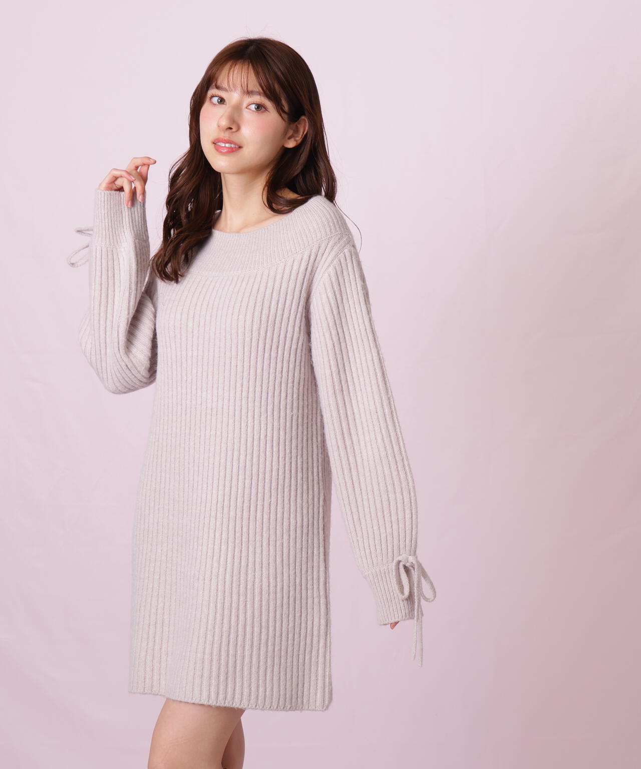 袖リボンニットワンピース | JILL by JILL STUART（ジル バイ ジル